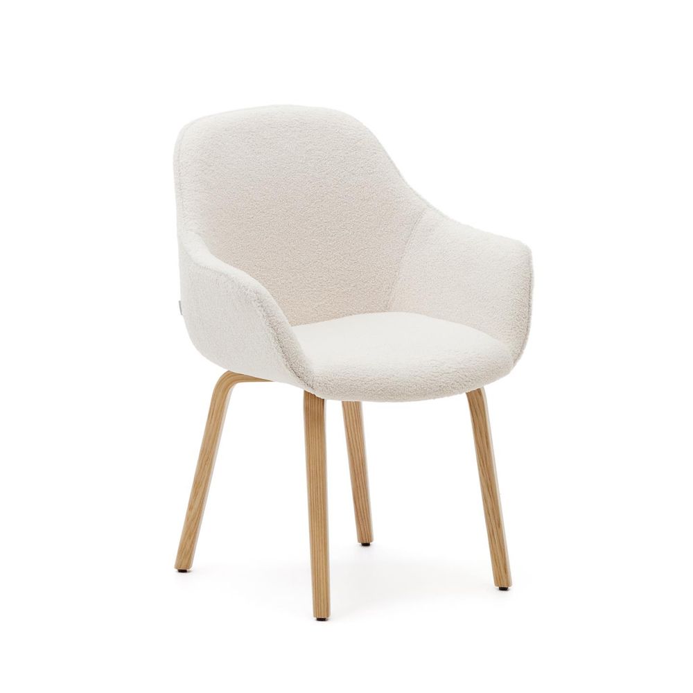 Eetkamerstoel ALELI - Witte schapenvacht KAV C0100008HI39