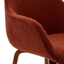 Eetkamerstoel ALELI - Terracotta schapenvacht KAV C01000116HI84