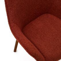 Eetkamerstoel ALELI - Terracotta schapenvacht KAV C01000116HI84
