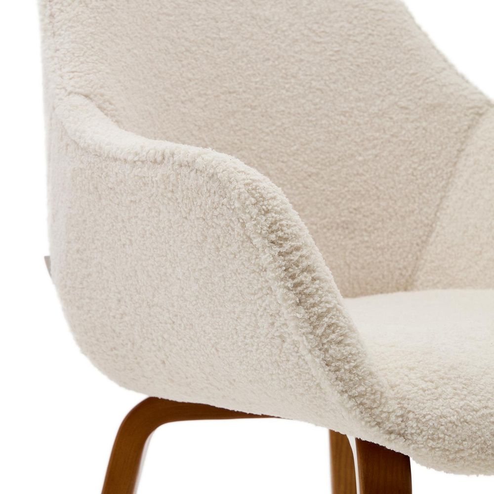 Eetkamerstoel ALELI - Terracotta schapenvacht KAV C01000116HI39