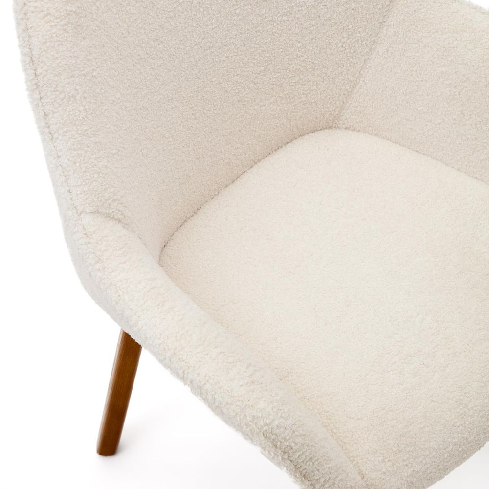 Eetkamerstoel ALELI - Terracotta schapenvacht KAV C01000116HI39