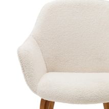 Eetkamerstoel ALELI - Terracotta schapenvacht KAV C01000116HI39