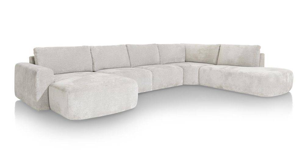 Hoeksalon MURCIA - Lichtgrijs C-HEH MU HKS-EK