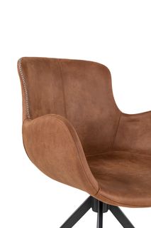 Eetkamerstoel SLIDE BULL - Cognac YLI-51-000003