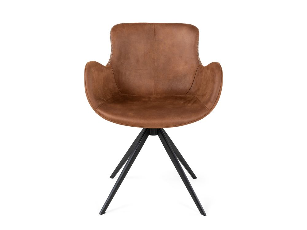 Eetkamerstoel SLIDE BULL - Cognac YLI-51-000003