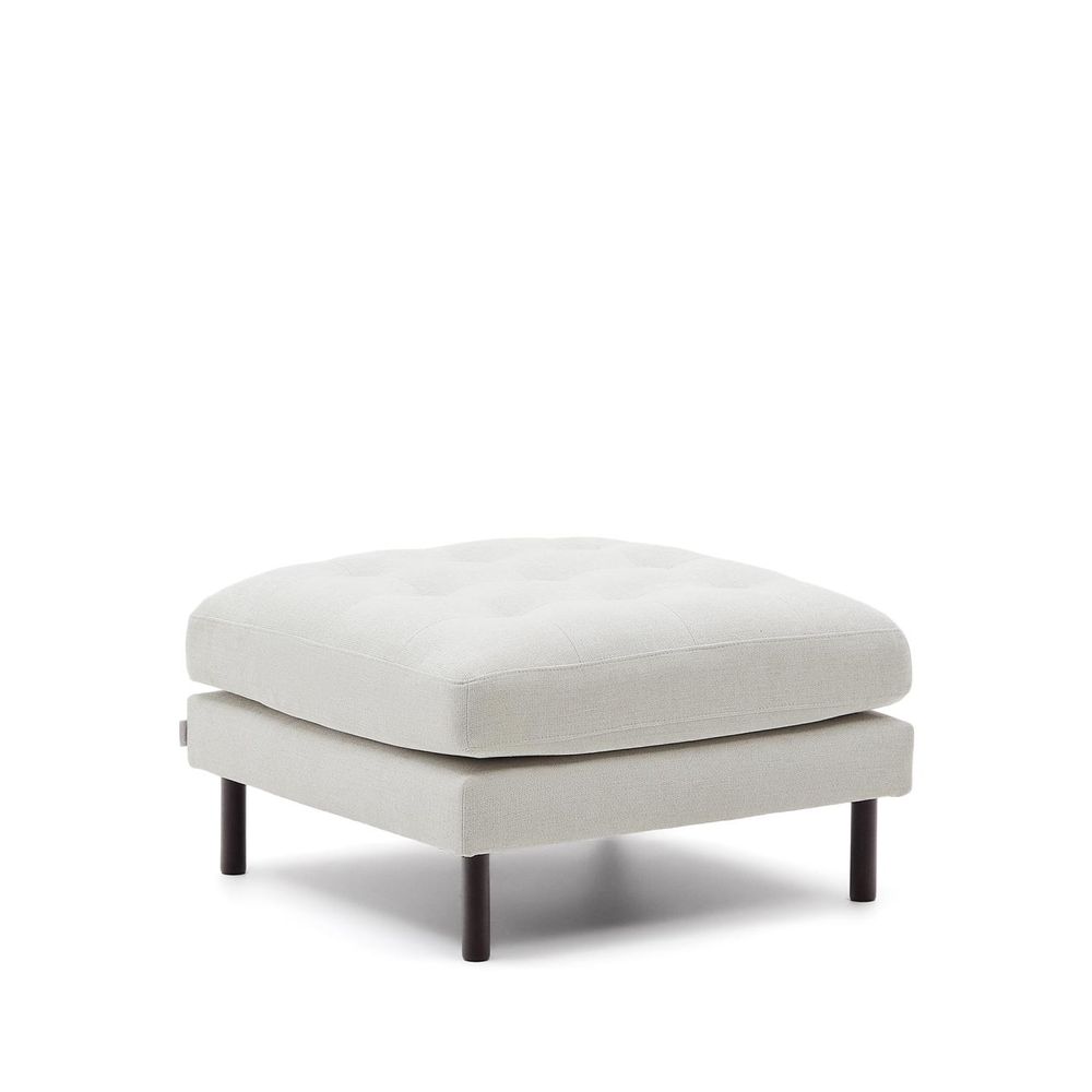 Voetbank DEBRA - Wit/Naturel KAV S578TB12