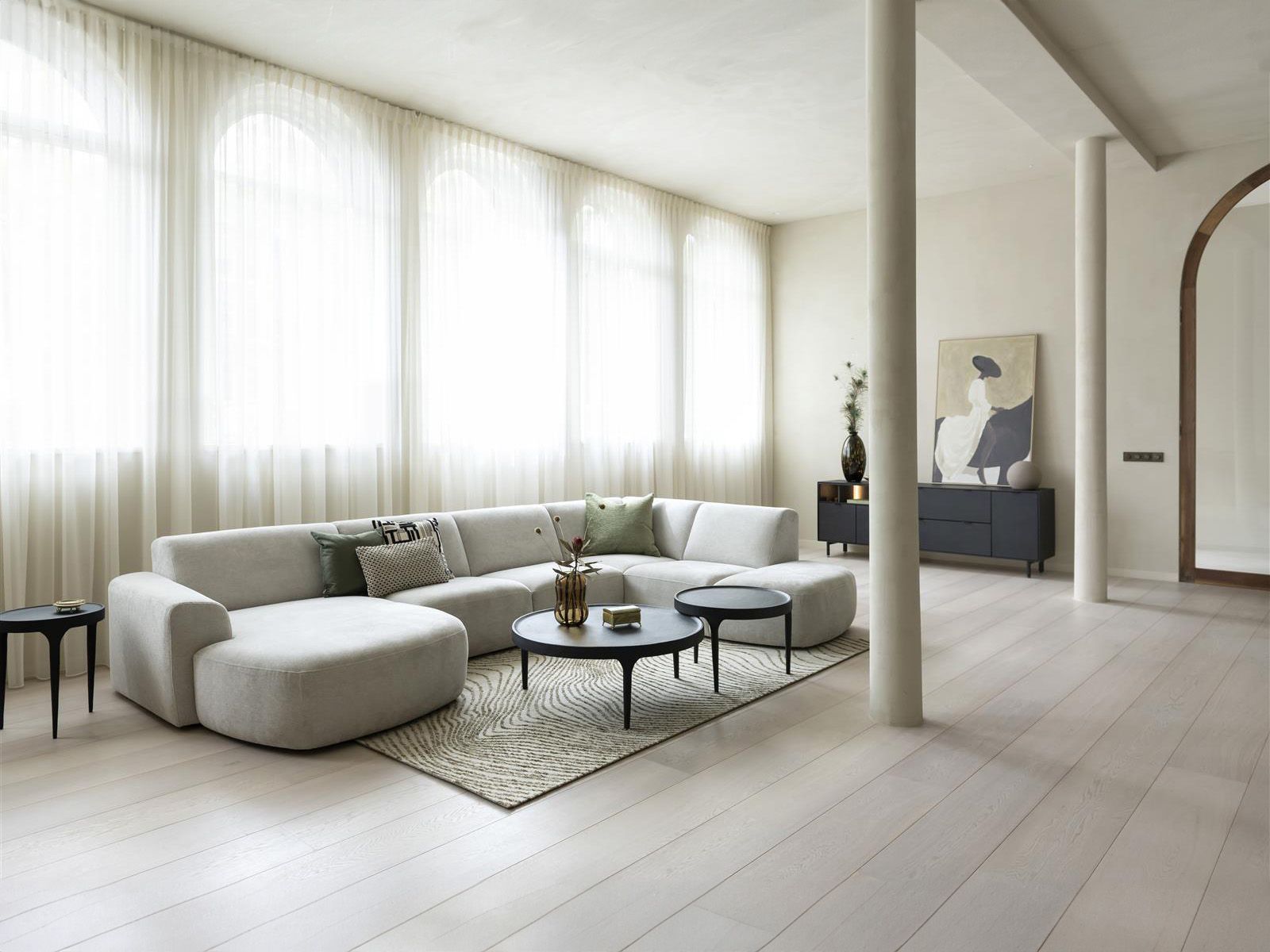 Hoeksalon TINEO - Livigno kiezel