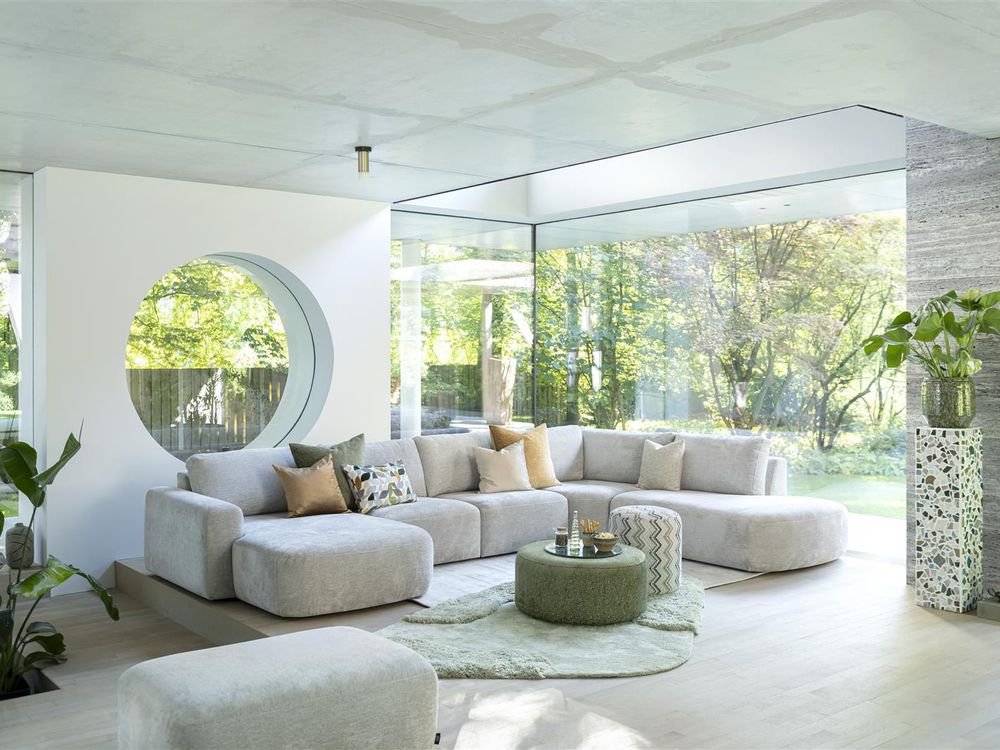 Hoeksalon MURCIA - Lichtgrijs C-HEH MU HKS-EK