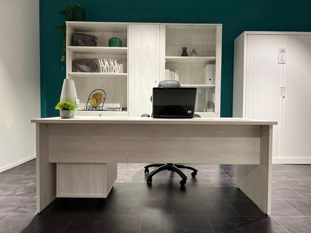 Bureau met kasten ARCHIVOS ARMARIOS - Nieve malla C-GBE-AA-BUR1