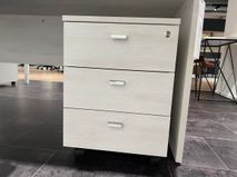 Bureau met kasten ARCHIVOS ARMARIOS - Nieve malla C-GBE-AA-BUR1