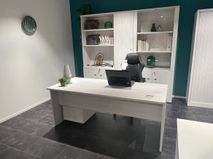 Bureau met kasten ARCHIVOS ARMARIOS - Nieve malla C-GBE-AA-BUR1