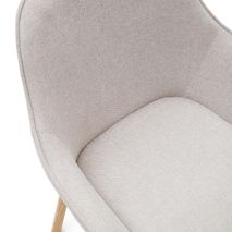 Eetkamerstoel ALELI - Beige KAV C0100008BF12