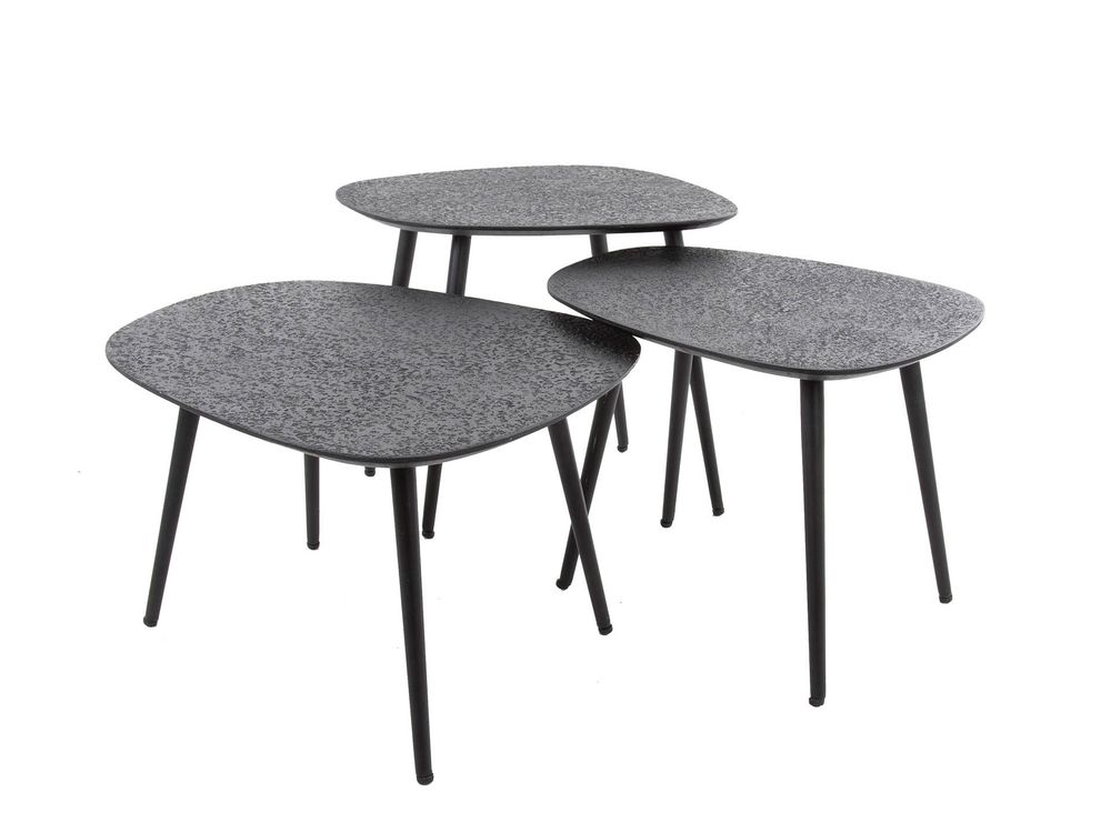 Salontafelset METALLIC - Grijs ZLS 3156-48