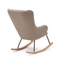 Schommelstoel MAUSTIN - Beige chenille KAV S0900016JJ11