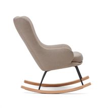 Schommelstoel MAUSTIN - Beige chenille KAV S0900016JJ11