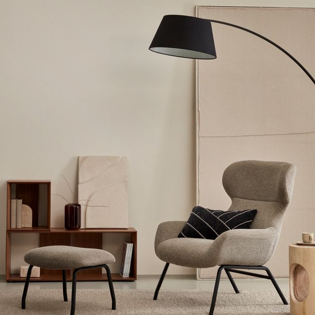 Fauteuil BELINA - Lichtbruin