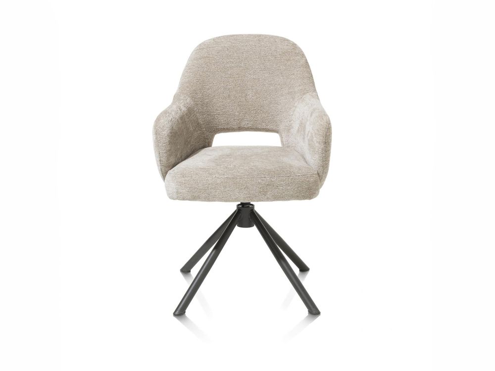 Armstoel draaibaar NIKOLAS - Champagne HEH 48678CPG