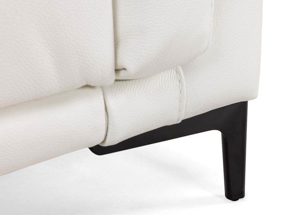 3-zit met relaxen incl. hoofdsteun OSCAR - Wit led C-CAL-OSC-HKS1