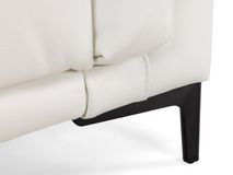 3-zit met relaxen incl. hoofdsteun OSCAR - Wit led C-CAL-OSC-HKS1