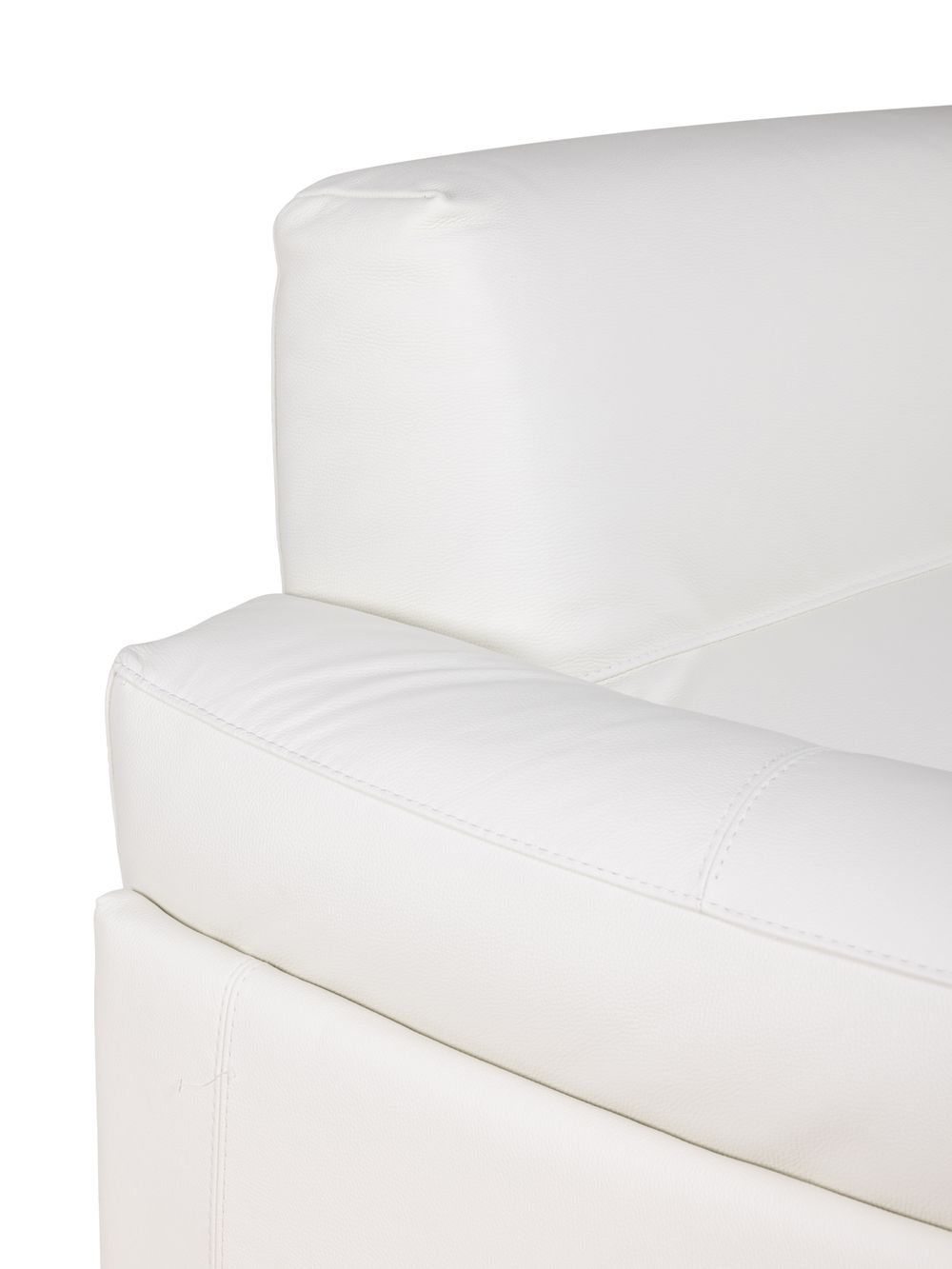 3-zit met relaxen incl. hoofdsteun OSCAR - Wit led C-CAL-OSC-HKS1