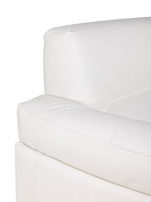 3-zit met relaxen incl. hoofdsteun OSCAR - Wit led C-CAL-OSC-HKS1