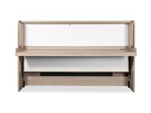 Bureau opklapbed SMART OFFICIO - Wit/eik BNE SM OFB9
