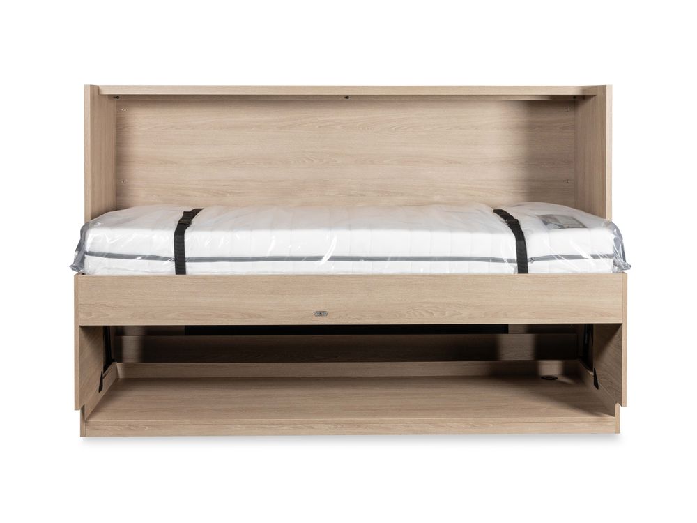 Bureau opklapbed SMART OFFICIO - Wit/eik BNE SM OFB9