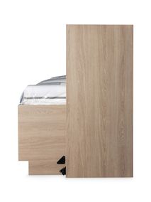 Bureau opklapbed SMART OFFICIO - Wit/eik BNE SM OFB9