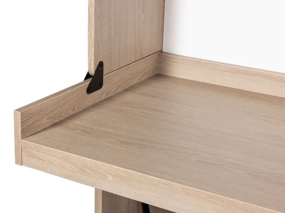 Bureau opklapbed SMART OFFICIO - Wit/eik BNE SM OFB9