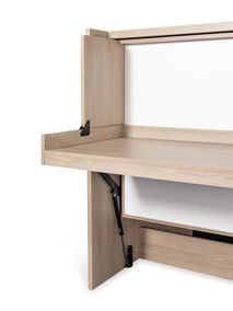 Bureau opklapbed SMART OFFICIO - Wit/eik BNE SM OFB9