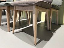 Set 6 eetkamerstoelen FLAIR - Olijf/Lichtbruin C-XOO-48545-0