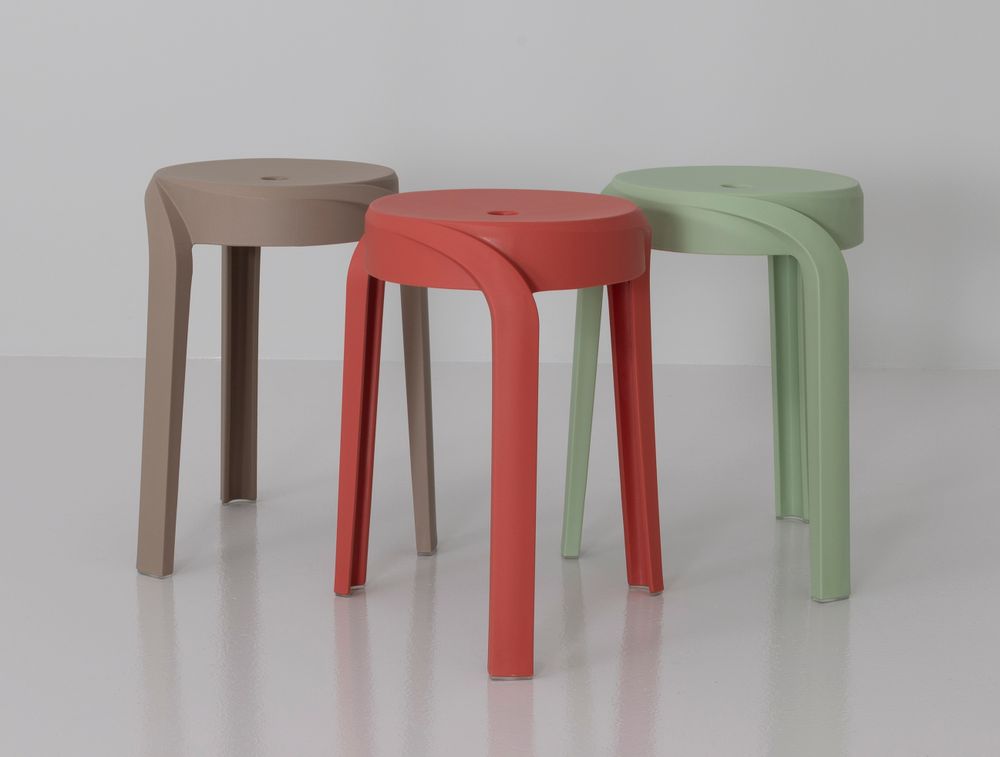 Set 3 krukjes POP - Rood / groen / taupe TRS PO S3