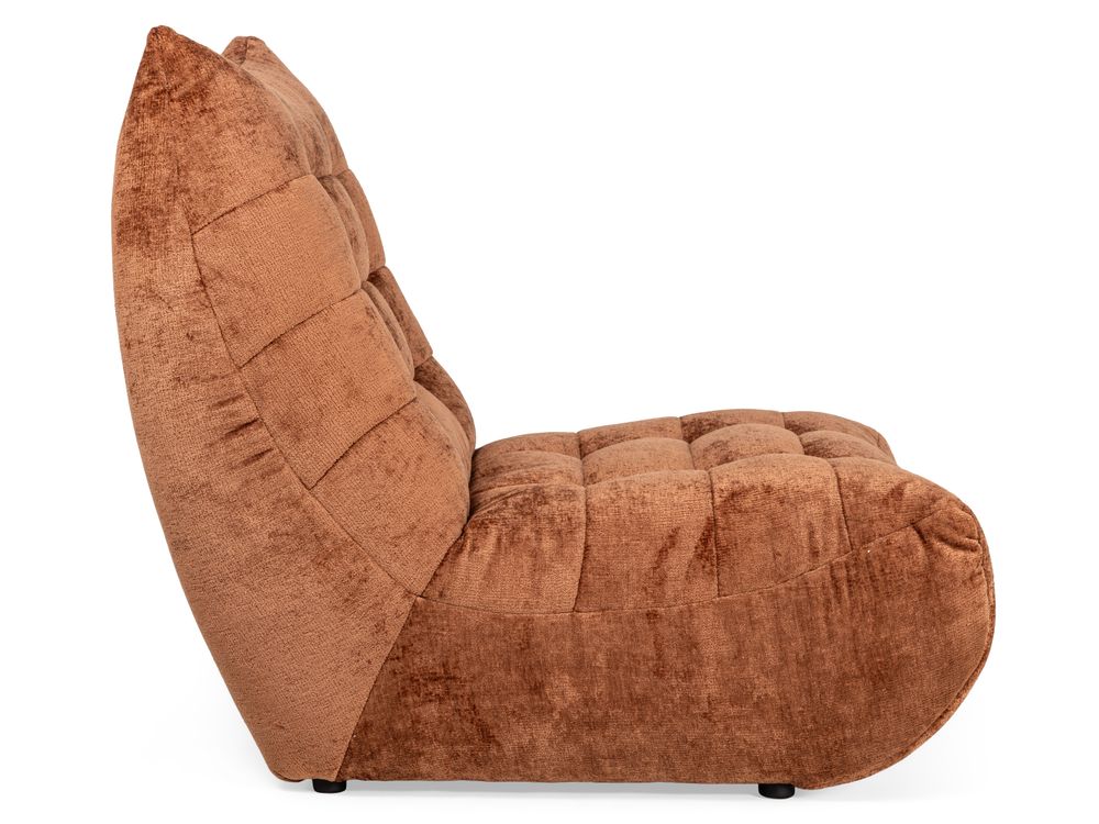 3-zit met longchair en 1-zit SCALO - Terracotta/Wi C-HIM-43-3LB-BC