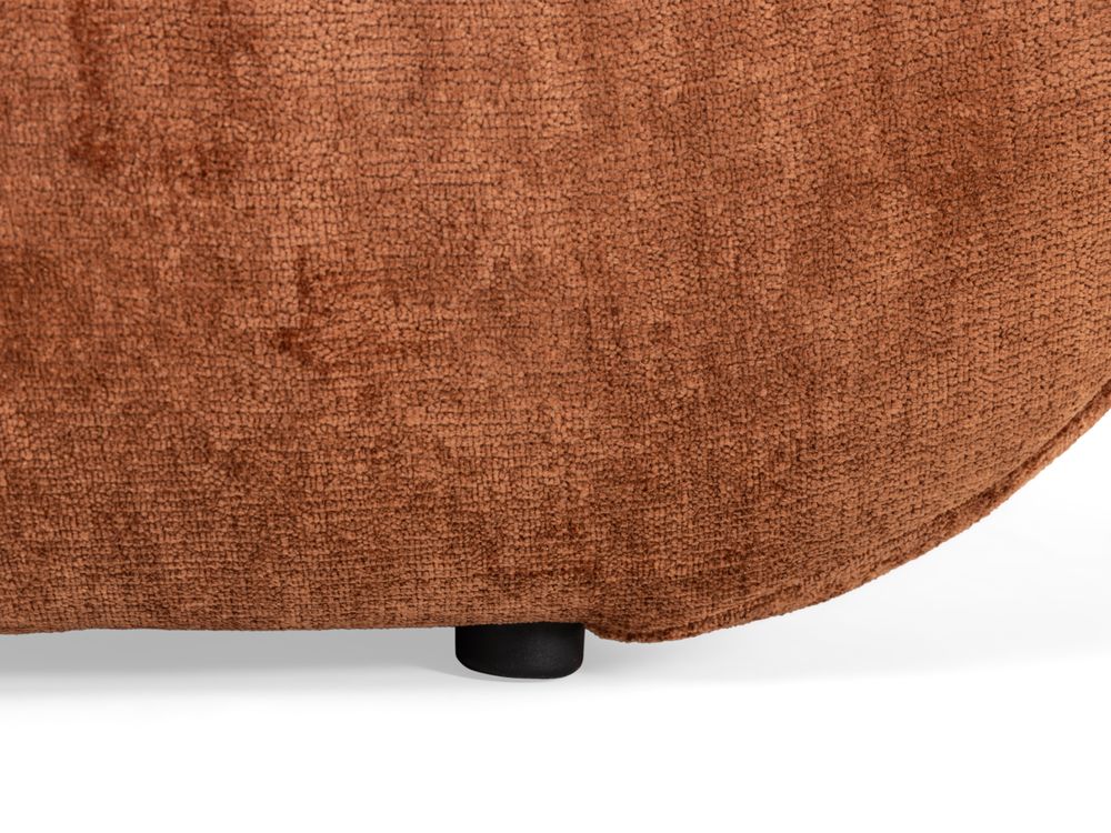 3-zit met longchair en 1-zit SCALO - Terracotta/Wi C-HIM-43-3LB-BC