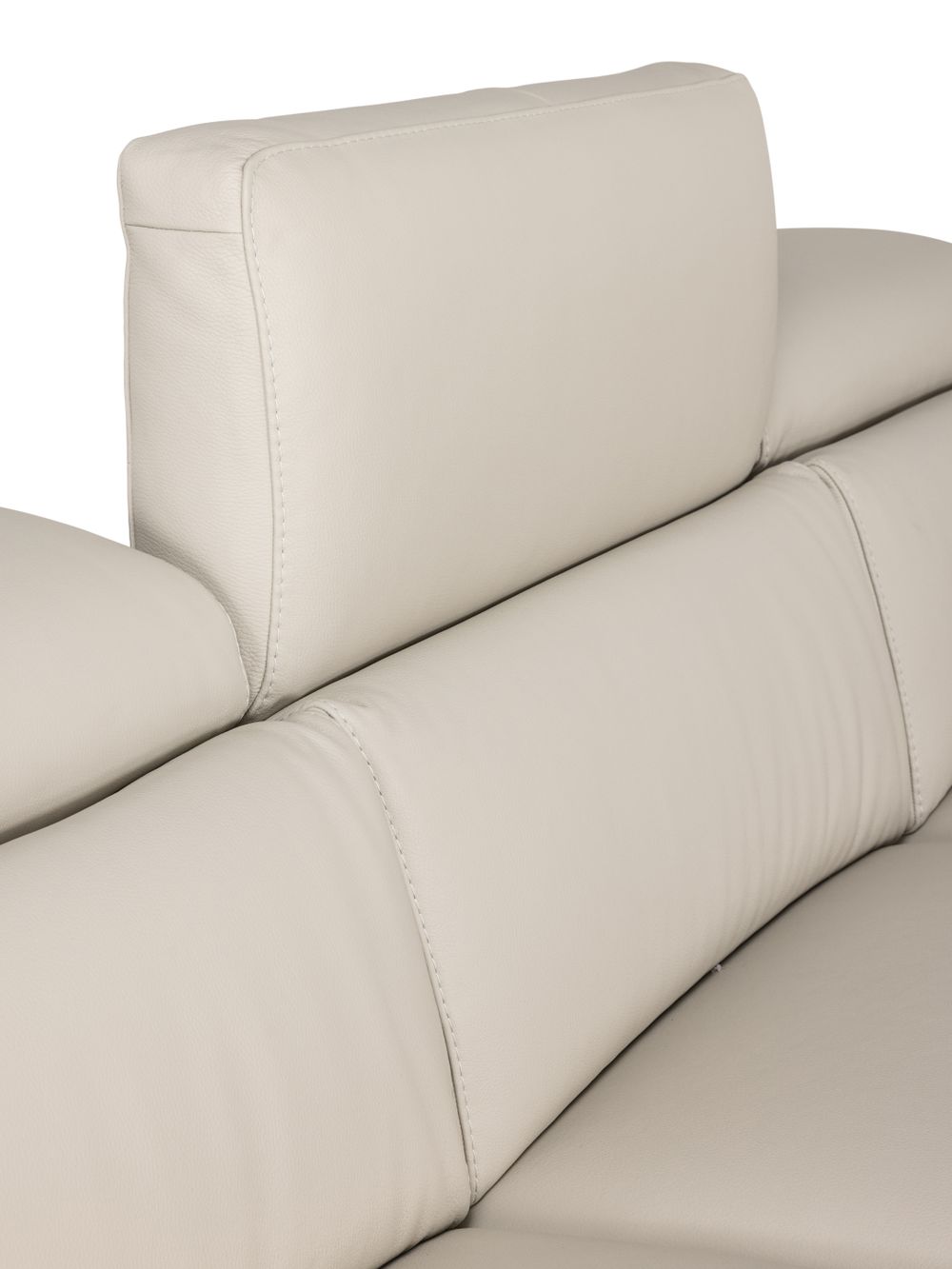 Hoeksalon  KALIPSO - Beige leder C-CAL-157-001