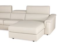 Hoeksalon  KALIPSO - Beige leder C-CAL-157-001