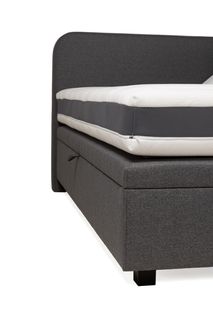 Boxspring BOX38 incl. matrassen - Grijs C-RVR BX38 1820-DG68