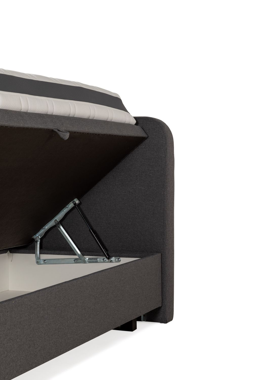 Boxspring BOX38 incl. matrassen - Grijs C-RVR BX38 1820-DG68