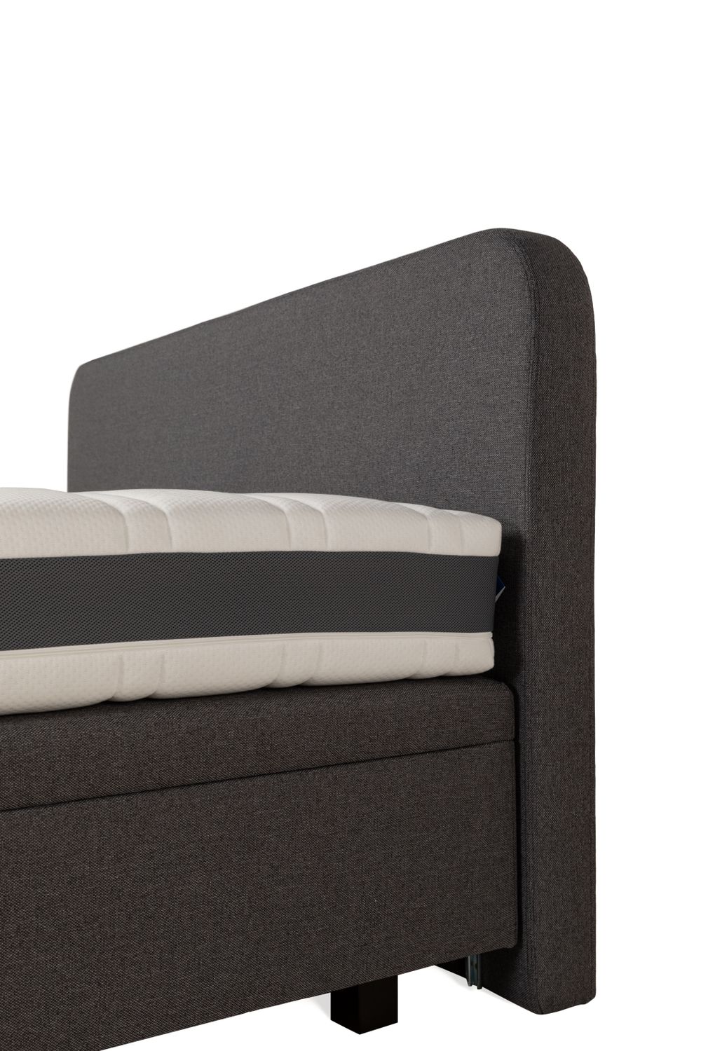 Boxspring BOX38 incl. matrassen - Grijs C-RVR BX38 1820-DG68