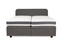 Boxspring BOX38 incl. matrassen - Grijs C-RVR BX38 1820-DG68
