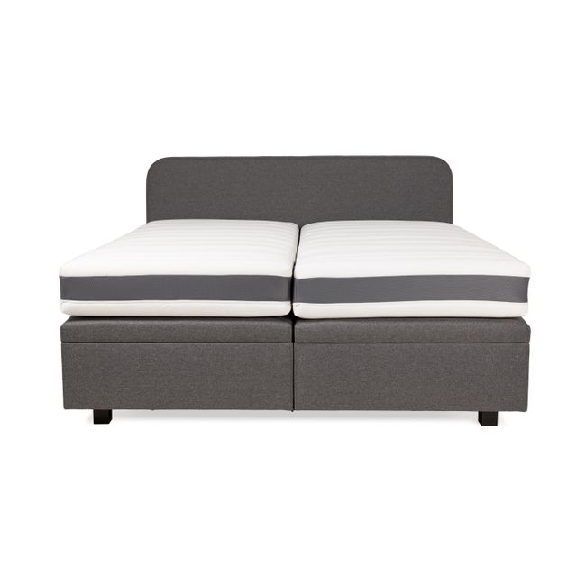 Boxspring BOX38 incl. matrassen - Grijs