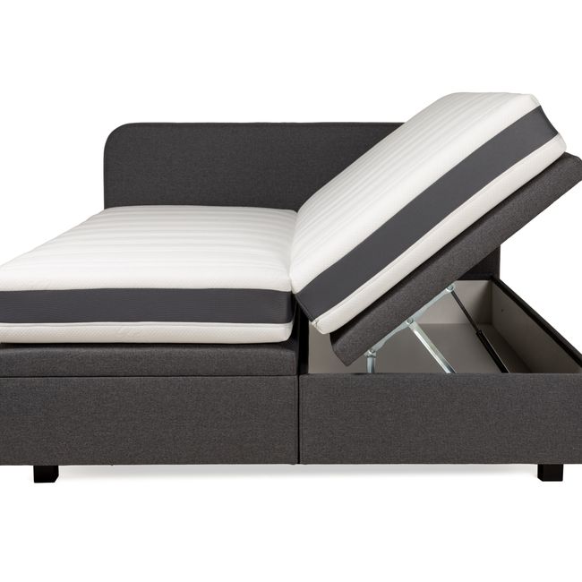 Boxspring BOX38 incl. matrassen - Grijs
