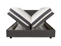 Boxspring BOX38 incl. matrassen - Grijs C-RVR BX38 1820-DG68