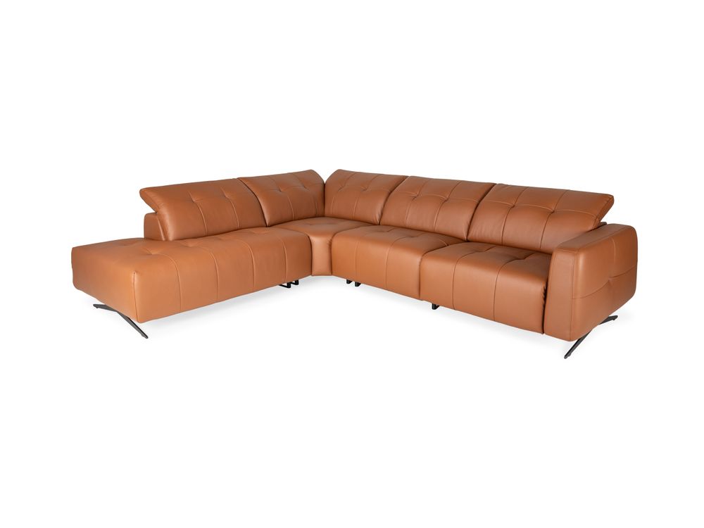 Hoeksalon OTIS - Cognac leder C-BLF-OT-HKS1