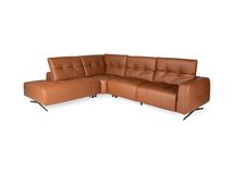 Hoeksalon OTIS - Cognac leder C-BLF-OT-HKS1