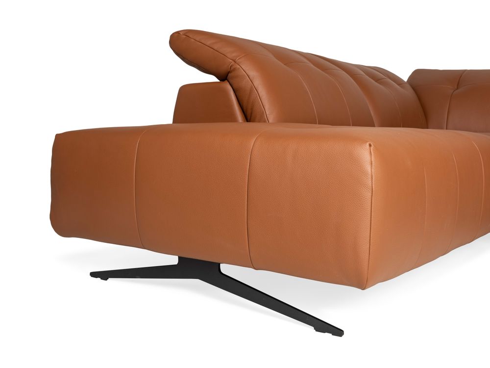 Hoeksalon OTIS - Cognac leder C-BLF-OT-HKS1