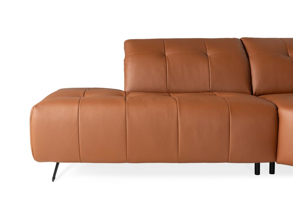 Hoeksalon OTIS - Cognac leder C-BLF-OT-HKS1