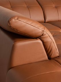 Hoeksalon OTIS - Cognac leder C-BLF-OT-HKS1