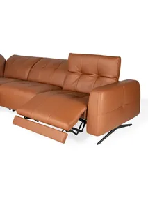 Hoeksalon OTIS - Cognac leder C-BLF-OT-HKS1
