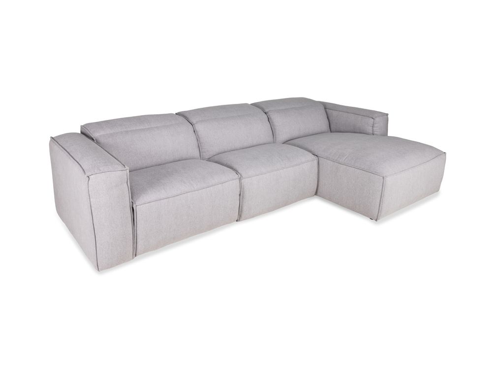 Hoeksalon LEWIS - Lichtgrijs C-KUK-718J-HKS1